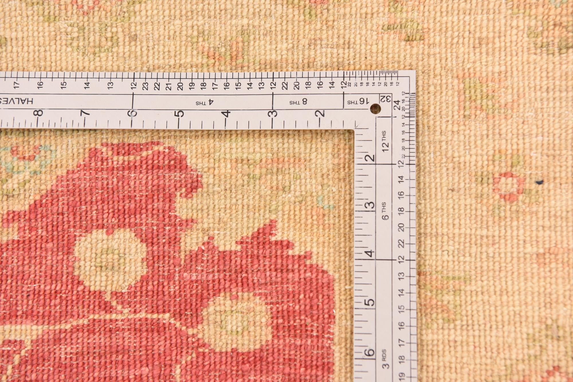 4' 2 x 5' 6 Hand Knotted Peshawar Ziegler Rug