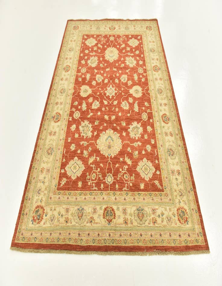 Detail image of 5' 9 x 7' 8 Hand Knotted Peshawar Ziegler Rug