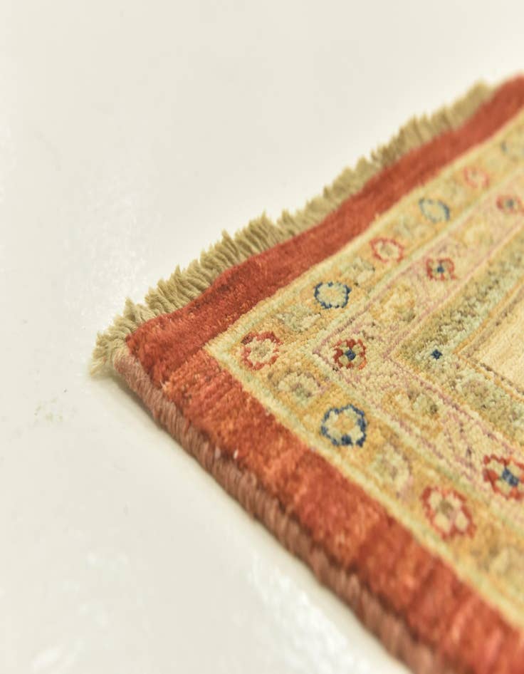 Detail image of 5' 9 x 7' 8 Hand Knotted Peshawar Ziegler Rug