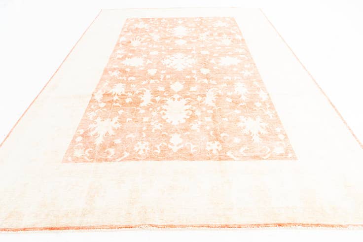 Detail image of 8' x 11' 8 Hand Knotted Peshawar Ziegler Oriental Rug