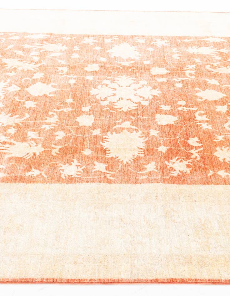 Detail image of 8' x 11' 8 Hand Knotted Peshawar Ziegler Oriental Rug