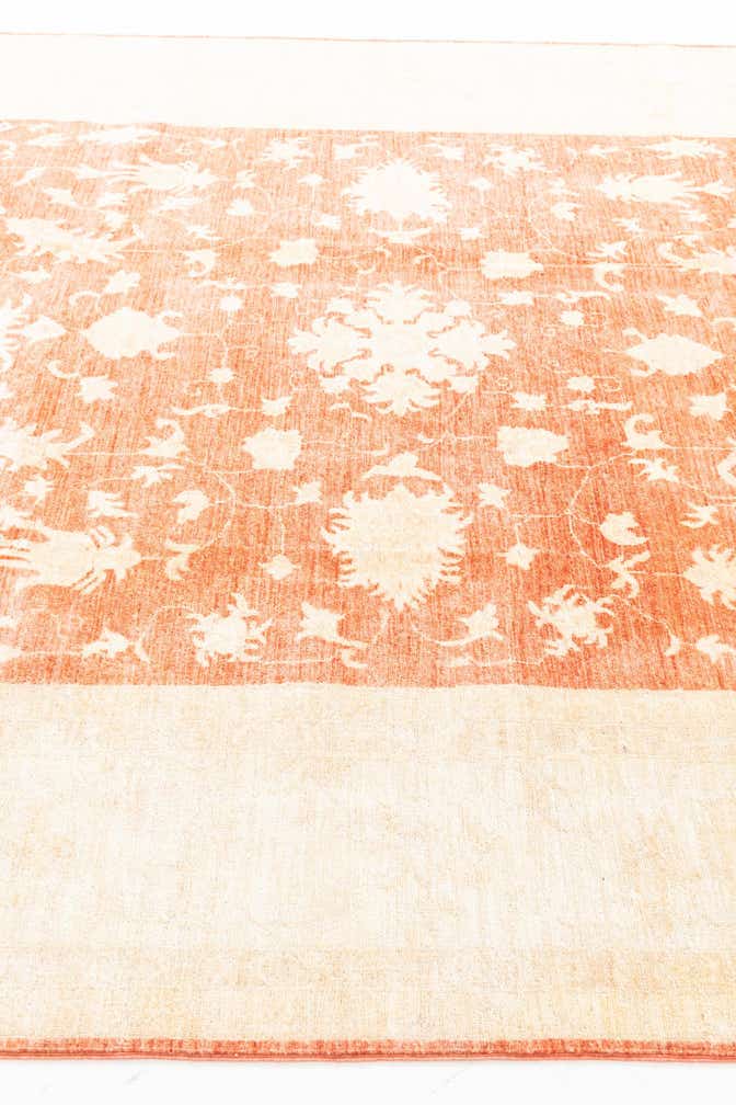 8' x 11' 8 Hand Knotted Peshawar Ziegler Oriental Rug