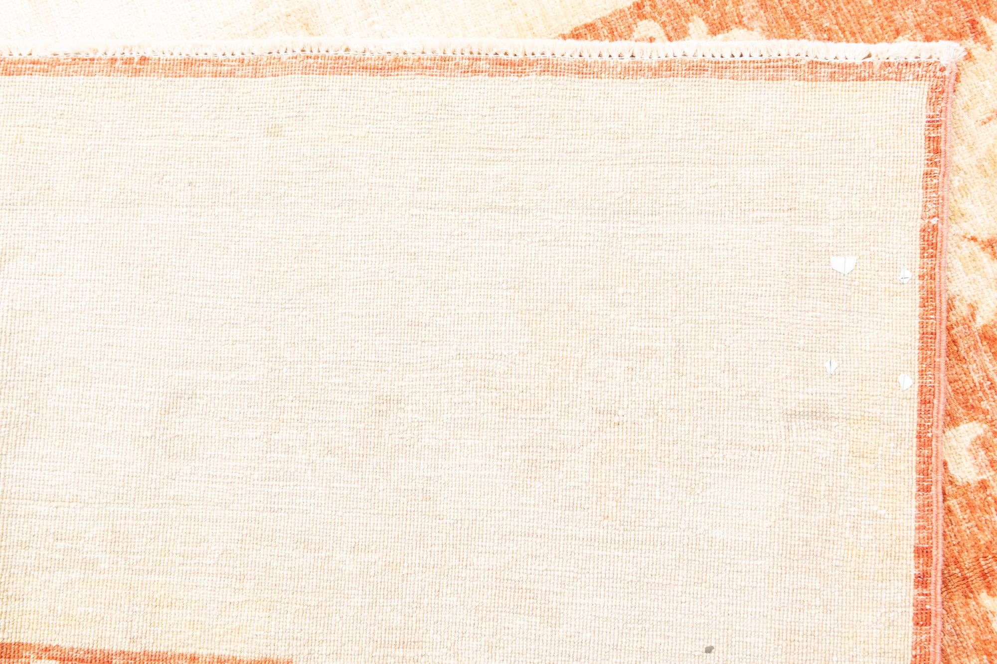 8' x 11' 8 Hand Knotted Peshawar Ziegler Oriental Rug