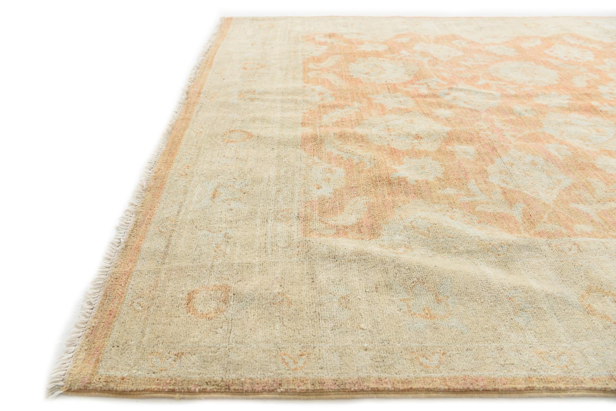 5' 6 x 7' 10 Hand Knotted Peshawar Ziegler Rug