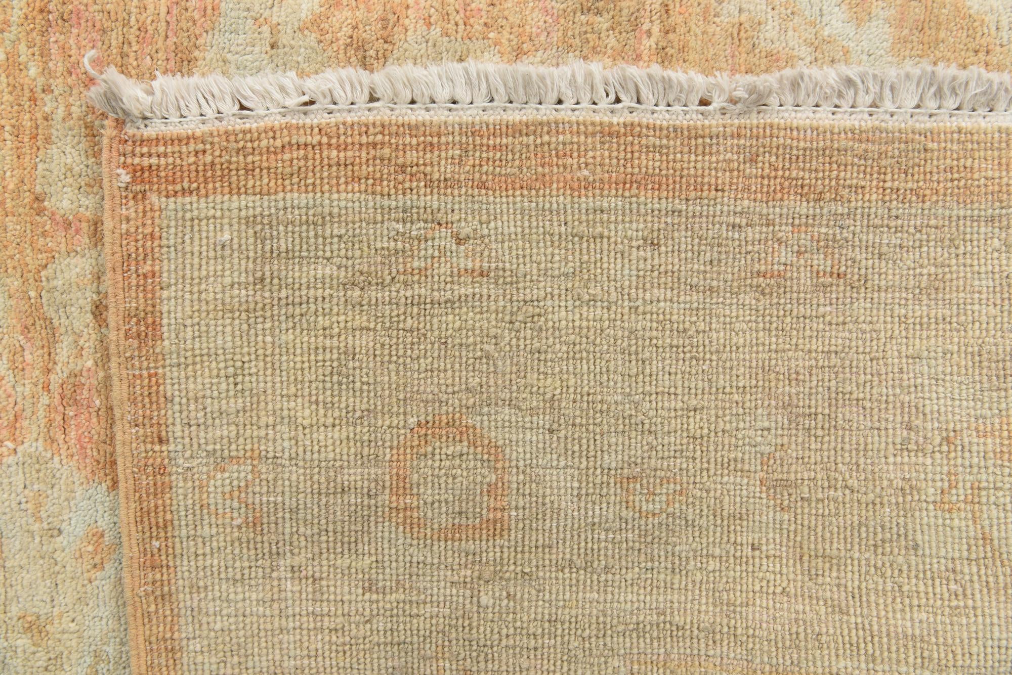 5' 6 x 7' 10 Hand Knotted Peshawar Ziegler Rug