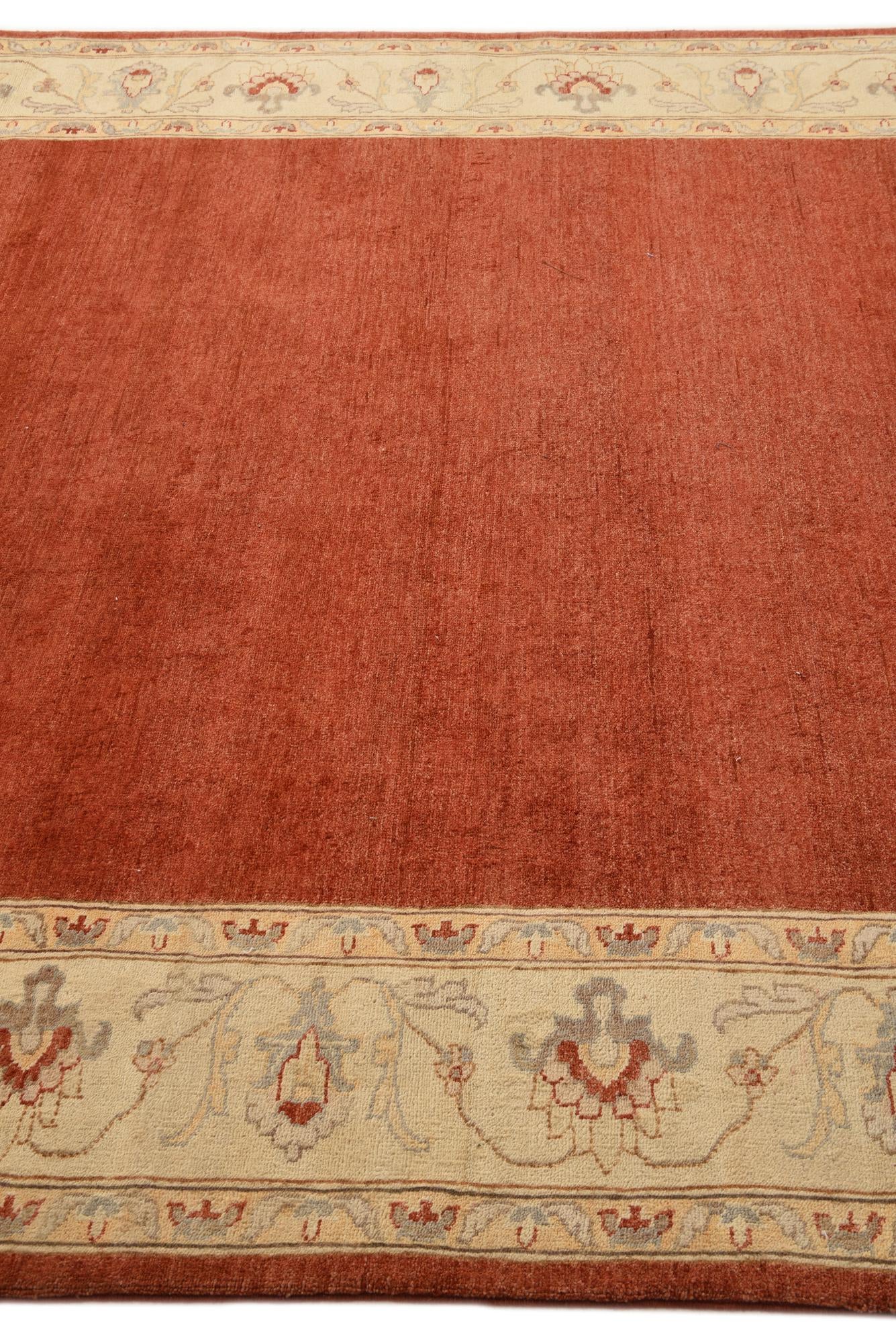 6' 8 x 9' 10 Hand Knotted Peshawar Ziegler Rug
