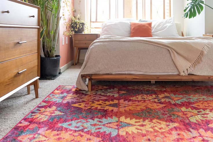 Detail image of 10' 6 x 16' 5 Washable Santa Fe Rug