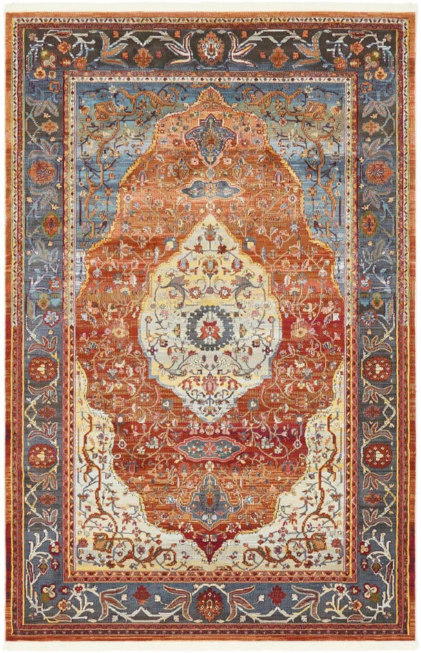 Detail image of 5' 5 x 8' Santiago Rug