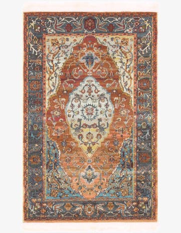 Rust Red Santiago Rug