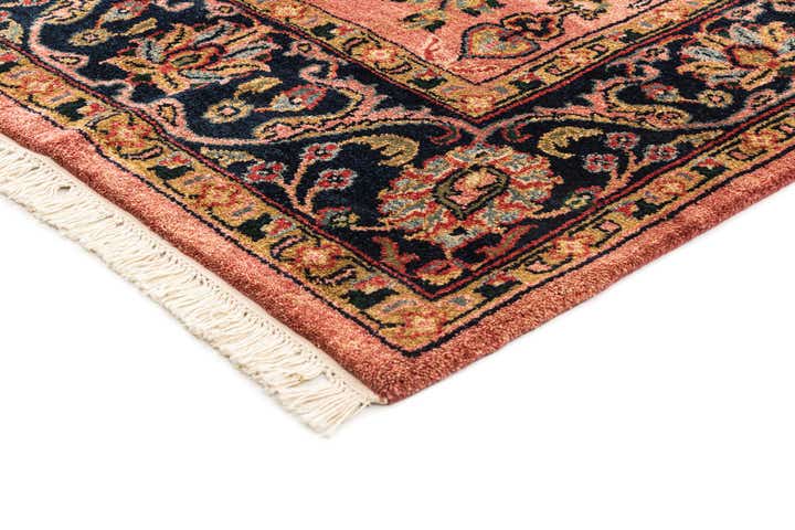 6' 6 x 10' Hand Knotted Sarough Wool Rug