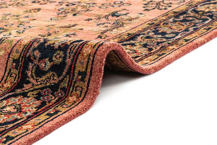 6' 6 x 10' Hand Knotted Sarough Wool Rug