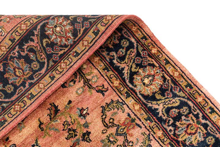 6' 6 x 10' Hand Knotted Sarough Wool Rug