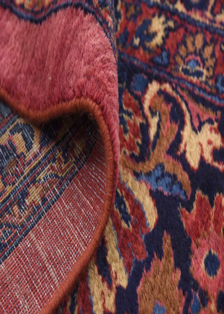 13' 6 x 29' 2 Hand Knotted Sarough Persian Wool Rug