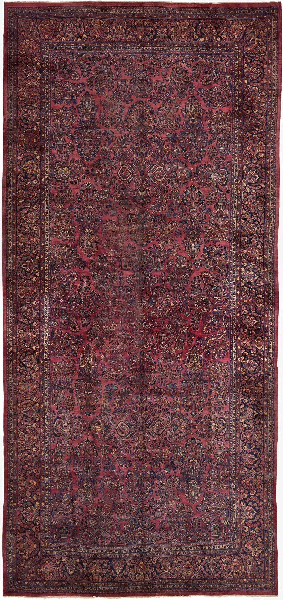 Primary image 410cm x 890cm  Hand Knotted Sarough Persian Wool Rug