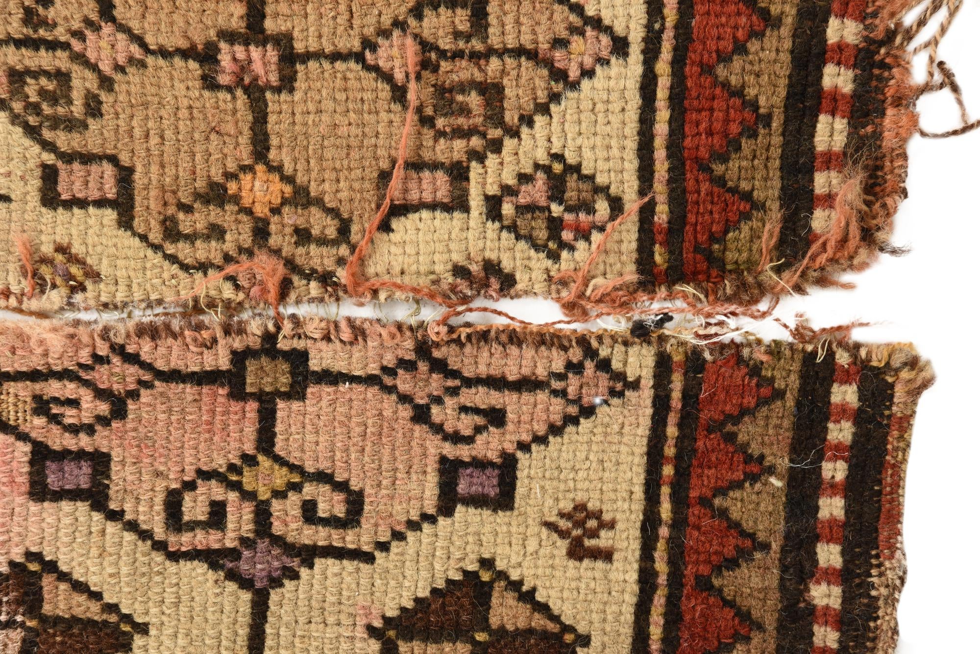 3' 9 x 4' 9 Hand Knotted Shiraz Persian Wool Rug
