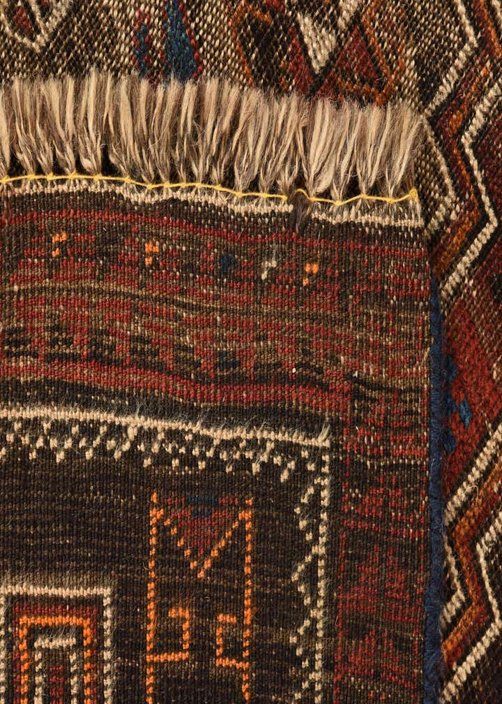 3' 9 x 6' 10 Hand Knotted Shiraz Persian Wool Rug