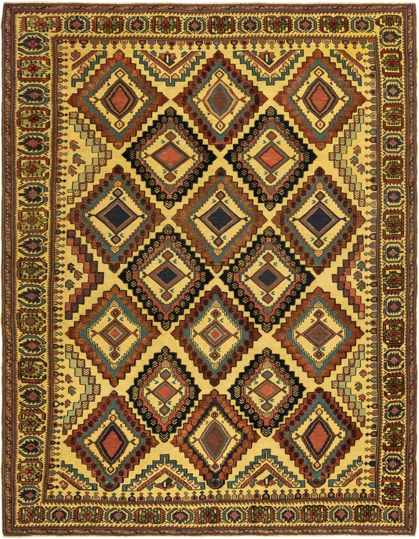 Primary image 6' 8 x 9' 6  Hand Knotted Sumak Wool Rug