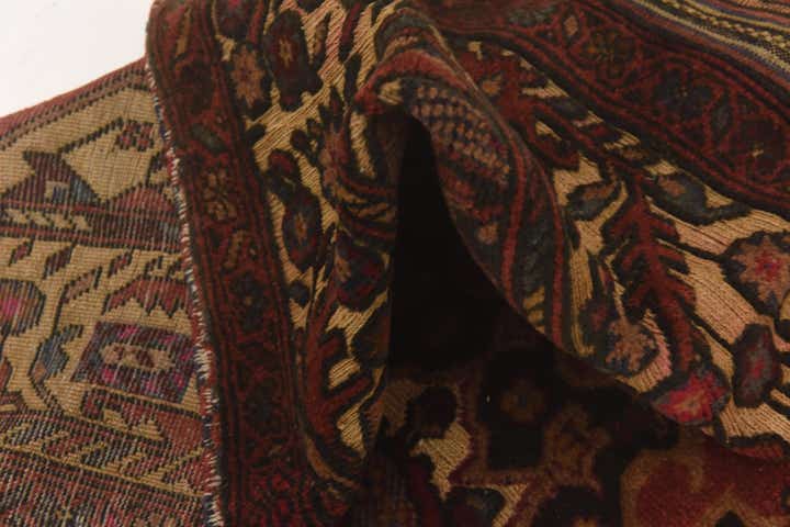 4' 2 x 6' 2 Hand Knotted Sumak Wool Rug