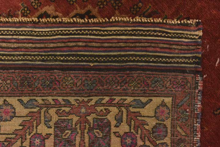 4' 2 x 6' 2 Hand Knotted Sumak Wool Rug