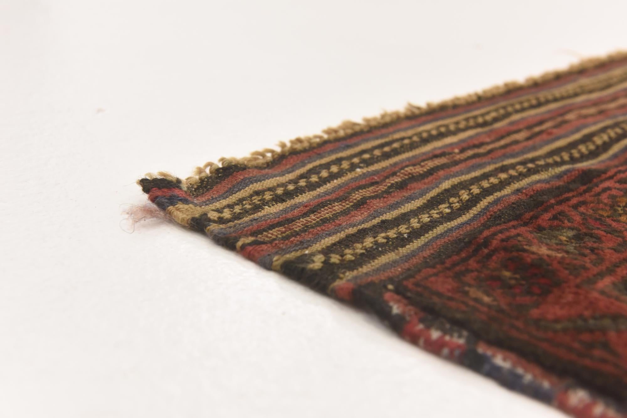 4' 2 x 6' 2 Hand Knotted Sumak Wool Rug