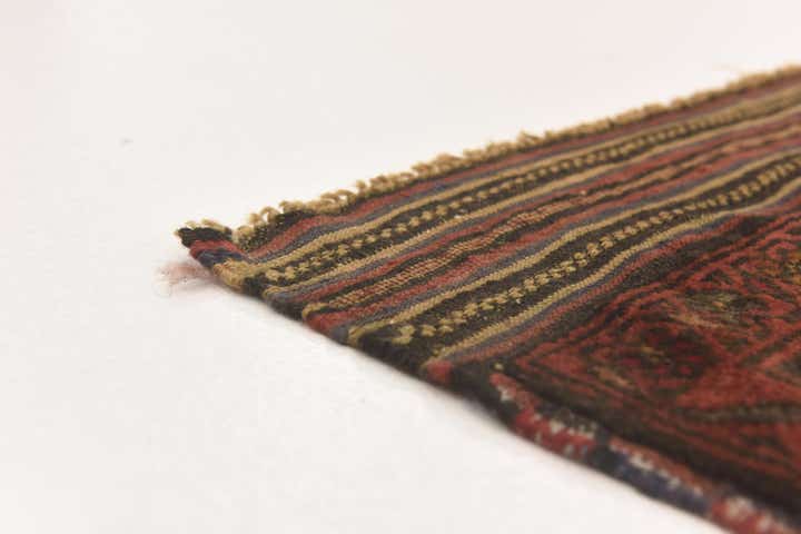 4' 2 x 6' 2 Hand Knotted Sumak Wool Rug