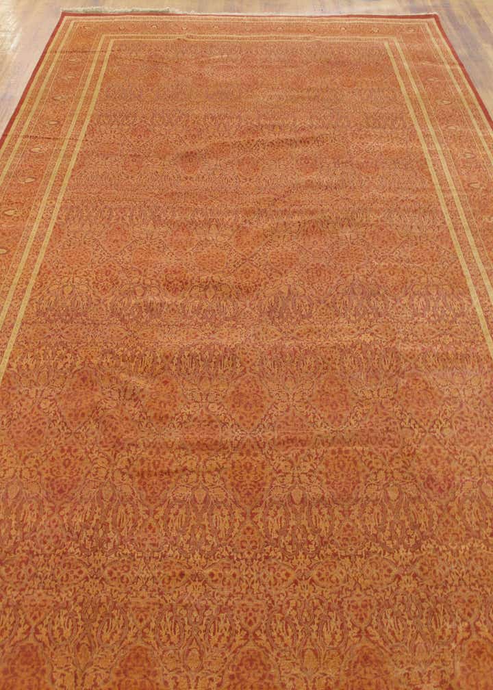 12' 4 x 24' 4 Hand Knotted Tabriz Hadji Jalili Oriental Rug