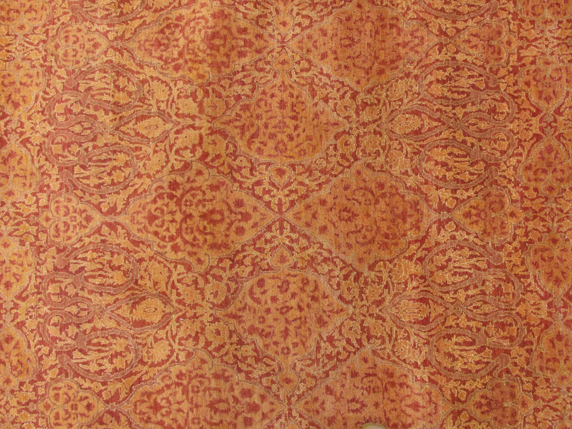 12' 4 x 24' 4 Hand Knotted Tabriz Hadji Jalili Oriental Rug