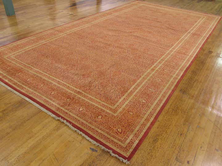 12' 4 x 24' 4 Hand Knotted Tabriz Hadji Jalili Oriental Rug