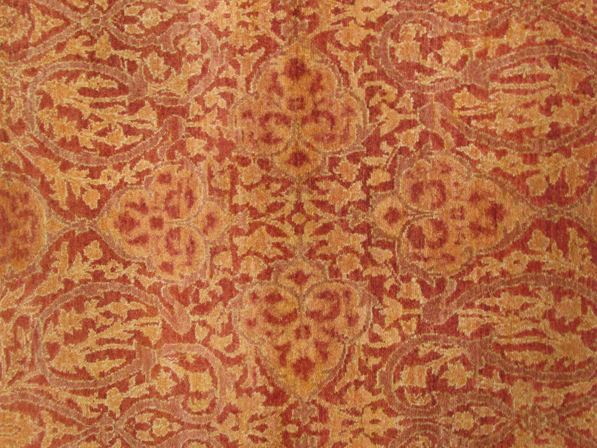 12' 4 x 24' 4 Hand Knotted Tabriz Hadji Jalili Oriental Rug