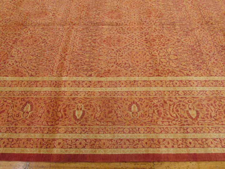 12' 4 x 24' 4 Hand Knotted Tabriz Hadji Jalili Oriental Rug