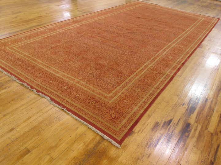 12' 4 x 24' 4 Hand Knotted Tabriz Hadji Jalili Oriental Rug
