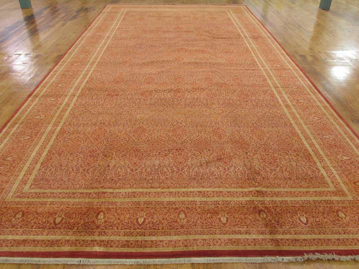12' 4 x 24' 4 Hand Knotted Tabriz Hadji Jalili Oriental Rug