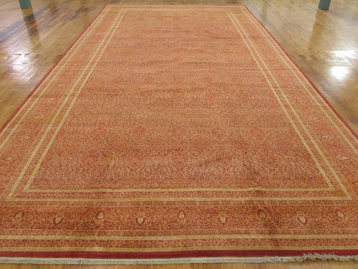 Detail image of 12' 4 x 24' 4 Hand Knotted Tabriz Hadji Jalili Oriental Rug