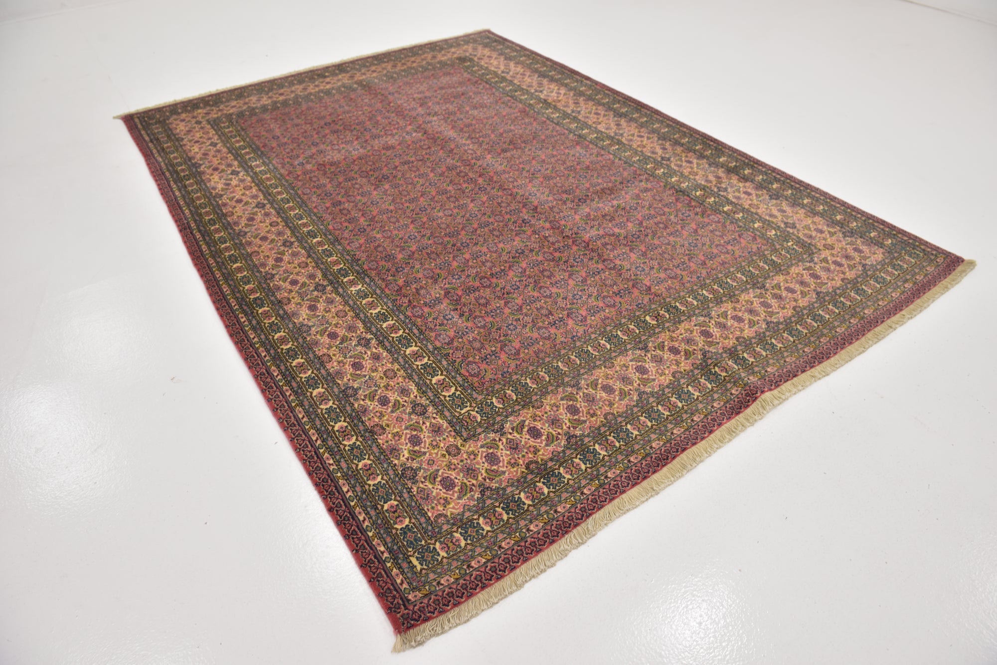 7' x 9' 7 Hand Knotted Tabriz Persian Wool Rug