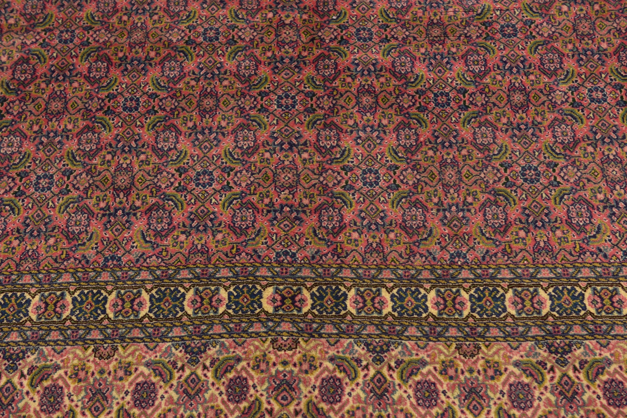 7' x 9' 7 Hand Knotted Tabriz Persian Wool Rug