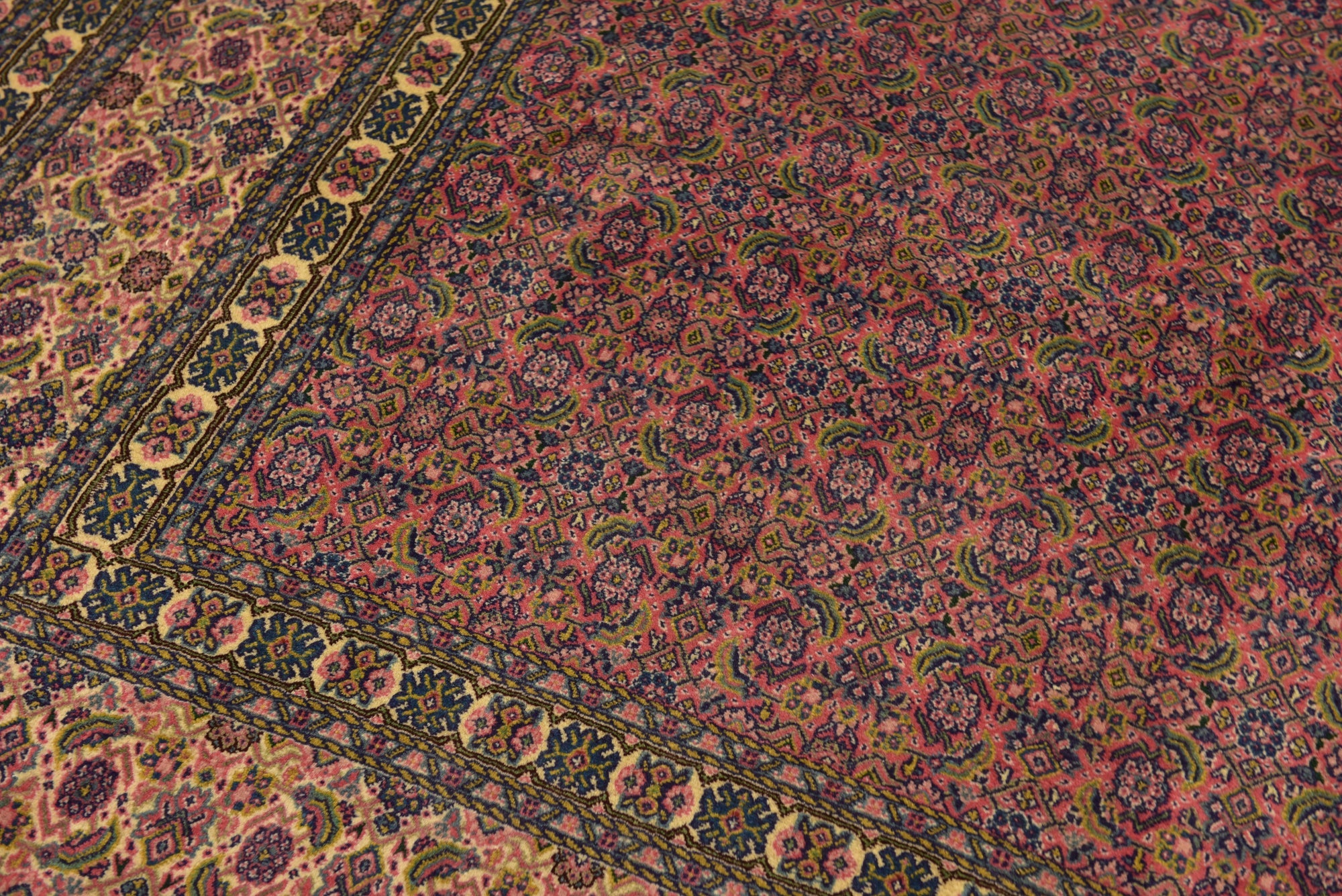 7' x 9' 7 Hand Knotted Tabriz Persian Wool Rug