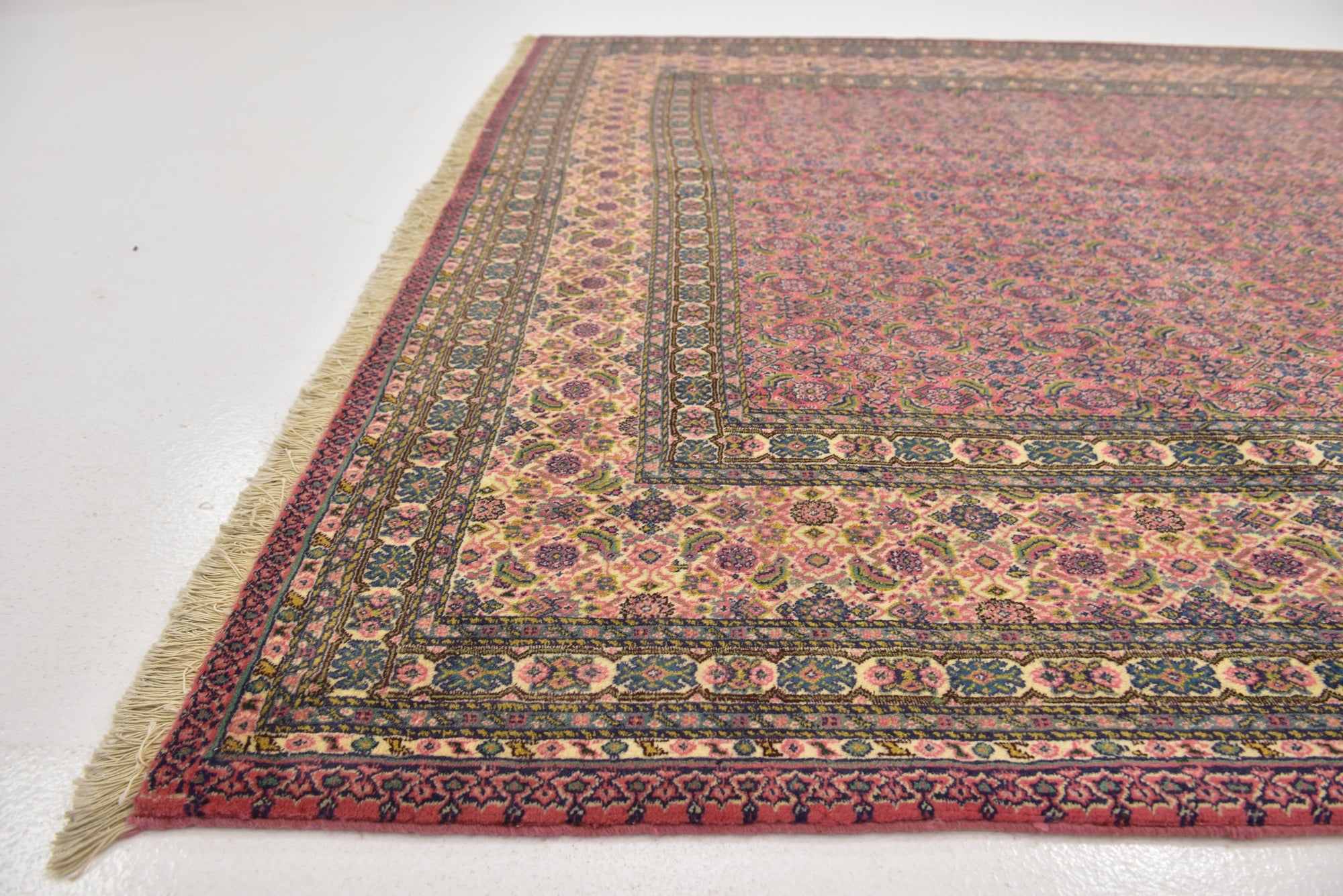 7' x 9' 7 Hand Knotted Tabriz Persian Wool Rug