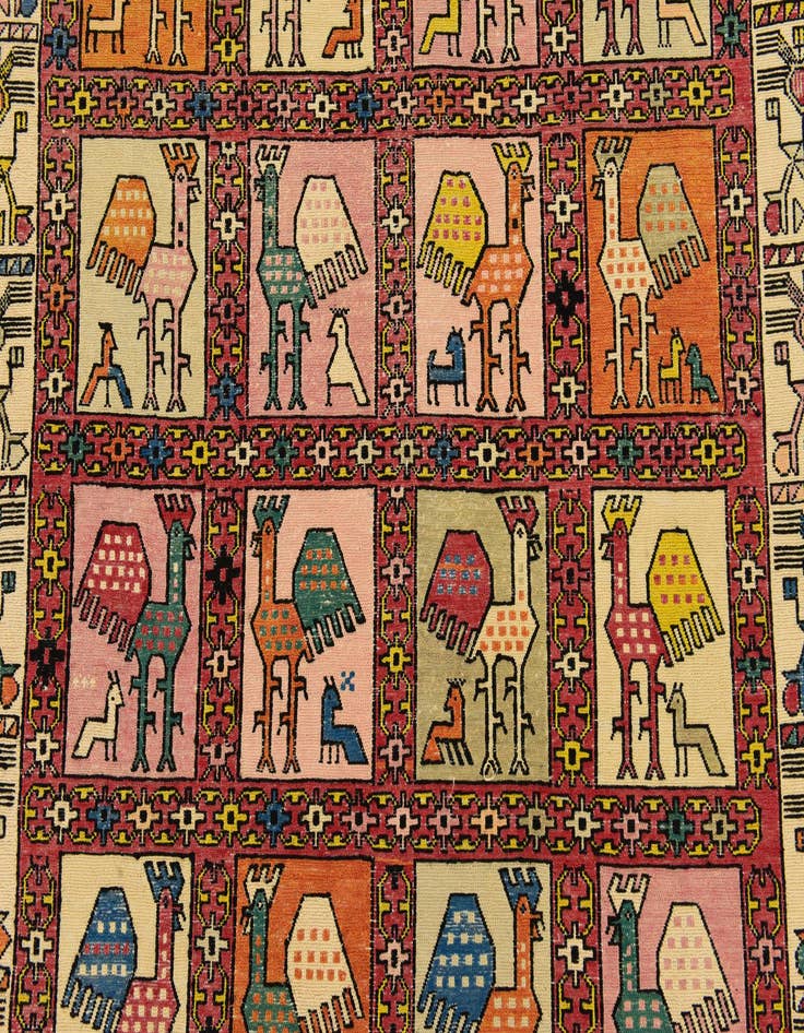 Detail image of 3' 10 x 6' Tapestry Wool Rug