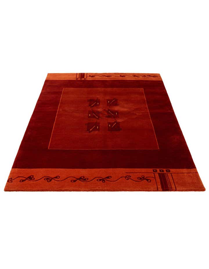 5' 8 x 7' 10 Hand Knotted Tibet Wool Rug