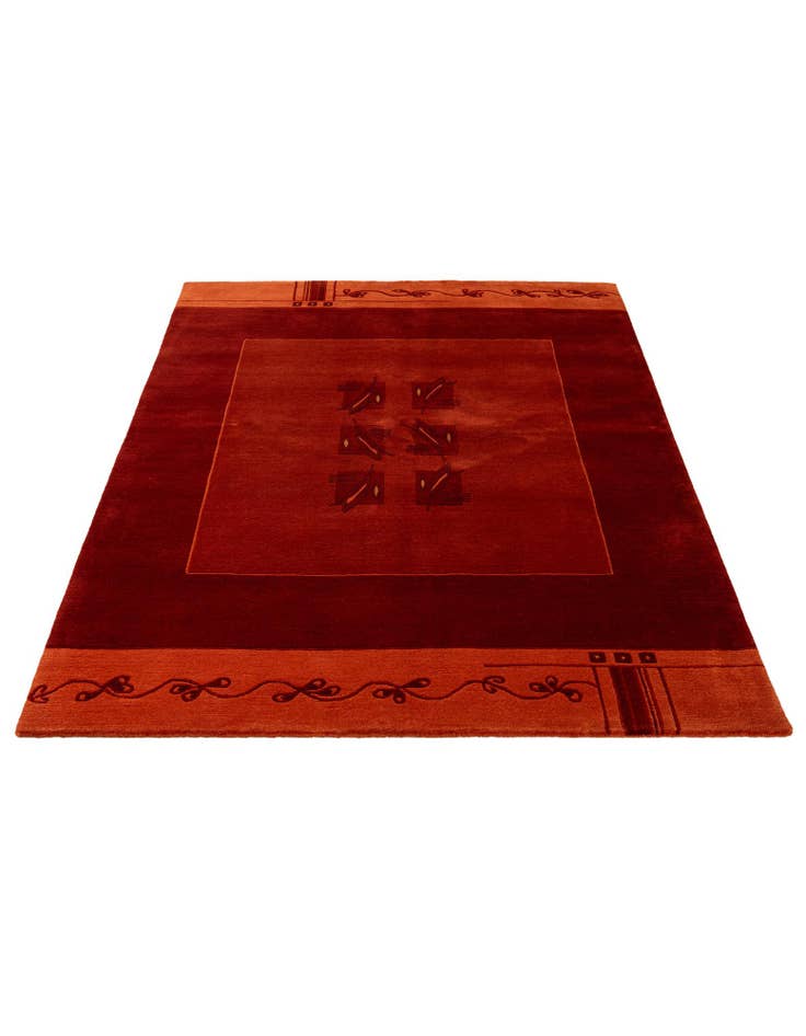Detail image of 5' 8 x 7' 10 Hand Knotted Tibet Wool Rug