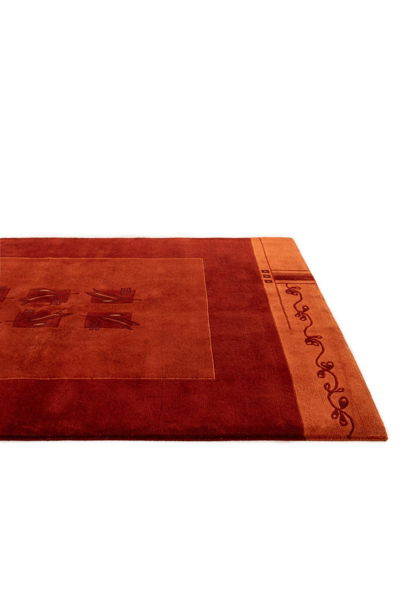 5' 8 x 7' 10 Hand Knotted Tibet Wool Rug