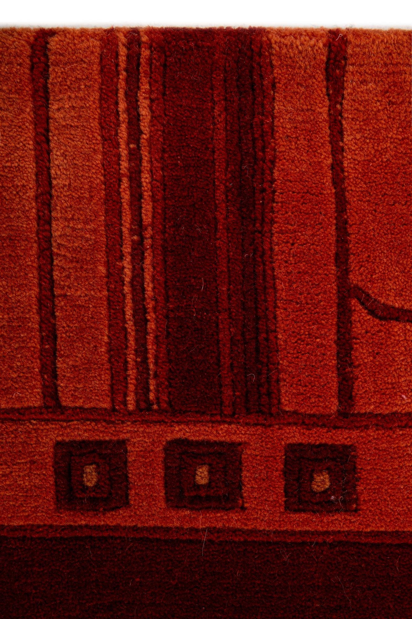 5' 8 x 7' 10 Hand Knotted Tibet Wool Rug