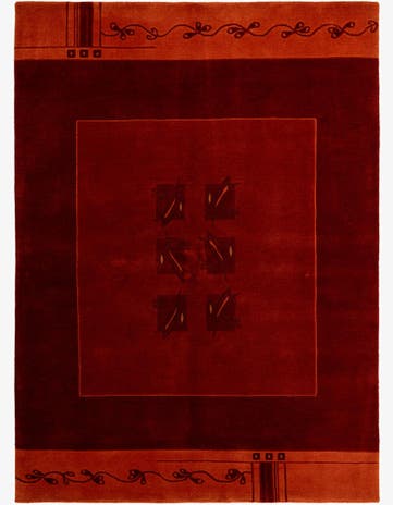 5' 8 x 7' 10 Hand Knotted Tibet Wool Rug