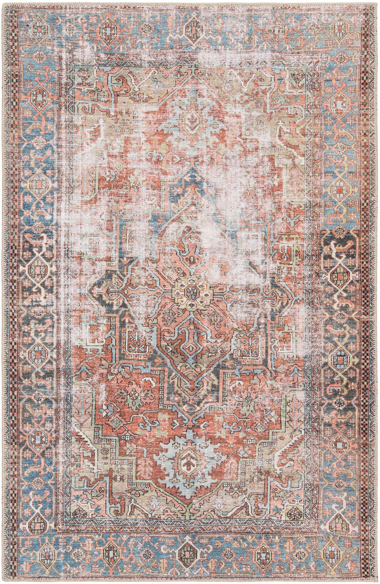 3' 6 x 5' 5 Washable Timeless Rug