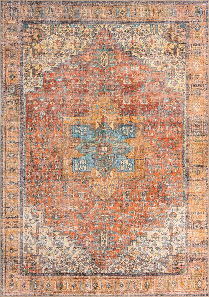 Detail image of 7' 6 x 10' 6 Washable Timeless Rug