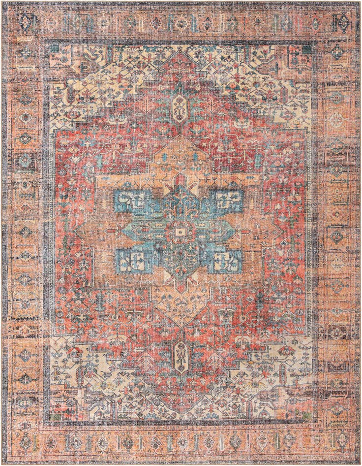 Detail image of 9' 5 x 13' Washable Timeless Rug