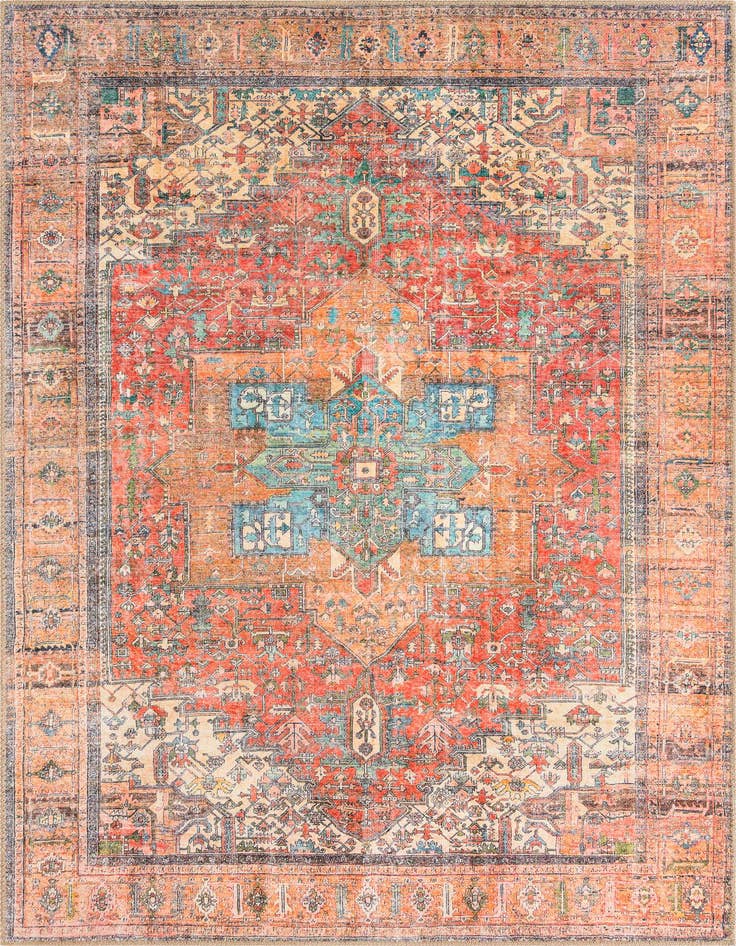 Detail image of 4' x 6' Washable Timeless Rug