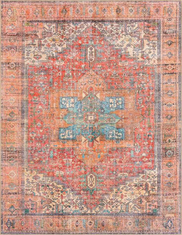 Detail image of 6' x 9' Washable Timeless Rug