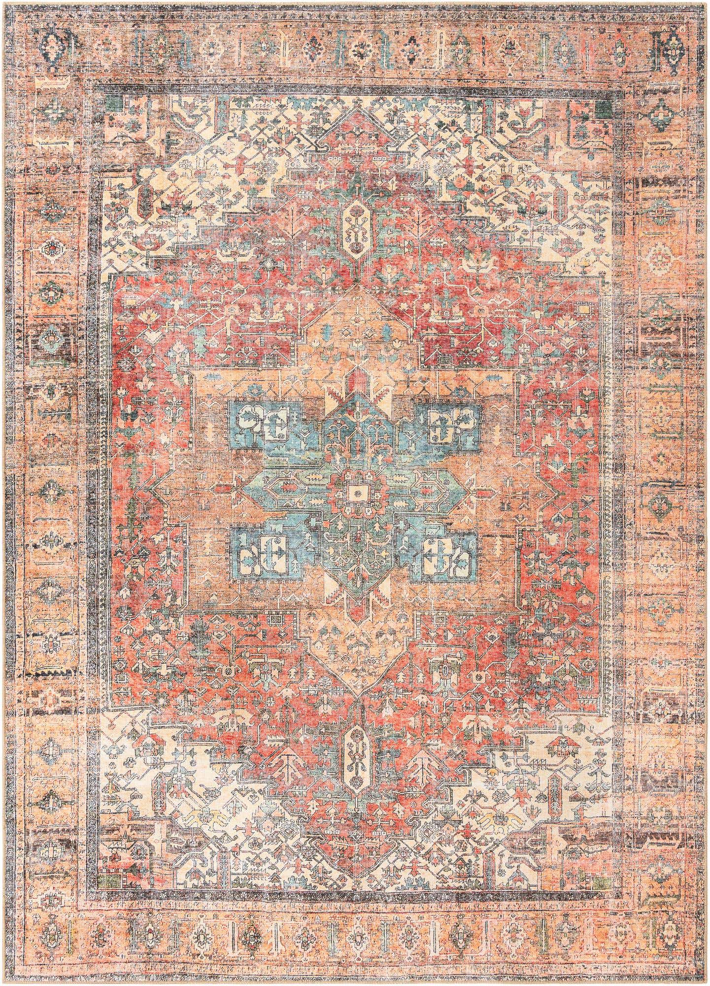 7' 10 x 11' Washable Timeless Rug