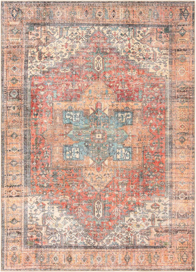 Detail image of 7' 10 x 11' Washable Timeless Rug